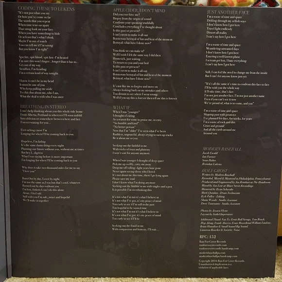 Modern Baseball “Holy Ghost” Hot Topic Purple Vinyl - Picture 6 of 6